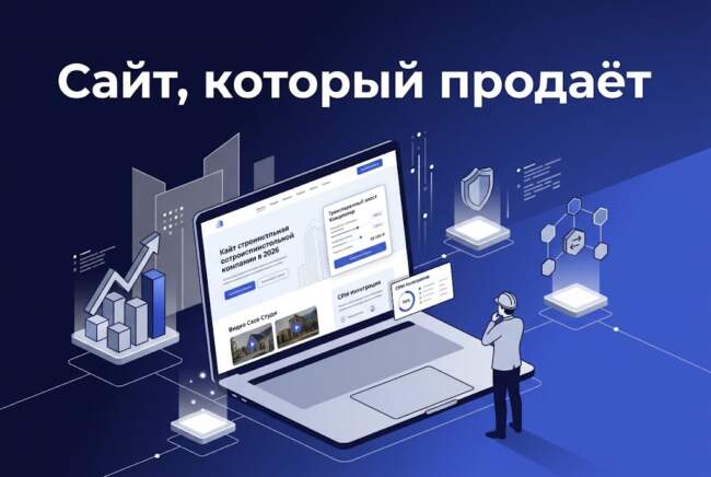 Сайт для строительной компании: продающий дизайн и стратегия
