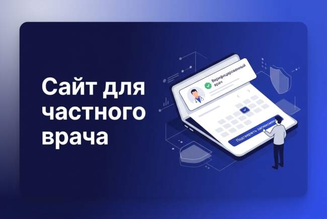 Сайт для частного врача: доверие, запись и конверсия