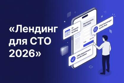 лендинг для сто: обложка про продажи автосервиса 2026