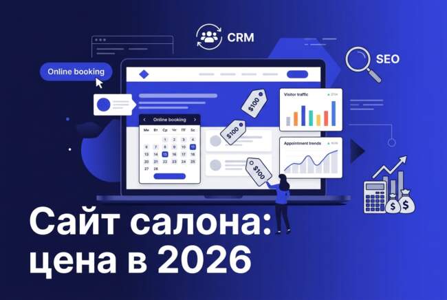 сайт для салона красоты цена в 2026 году